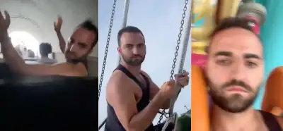 Video lunaparktaki savaş uçağı pilotunu mu gösteriyor?