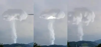 Görüntüler Çin'de görülen bir UFO'ya mı ait?