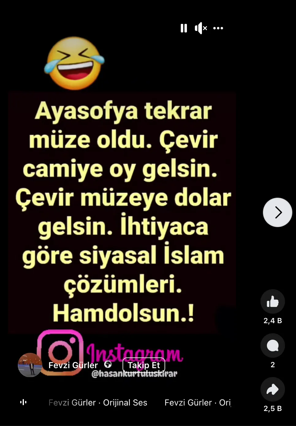 ayasofya muze oldu iddiasi