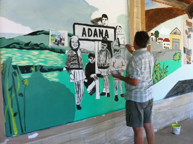 ispanya adana mural