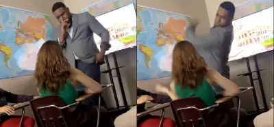 Öğrencinin öğretmene tokat attığı video gerçek mi?