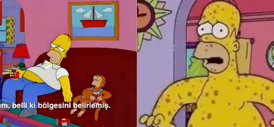 Simpsonlar maymun çiçeği virüsünü önceden bilmiş olabilir mi?