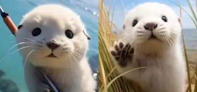 Videodaki yavru su samuru gerçek mi?