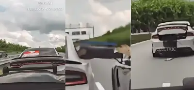 ABD'de yola yağ döküp polisten kaçan "suçlu" videosu gerçek mi?