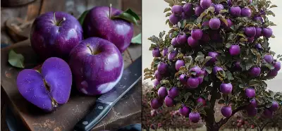 Kanada’da yetişen mor elmalar gerçek mi?