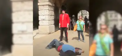 Kraliyet Muhafızı'nın karşısındaki kişiye yumruk attığı video gerçek mi?