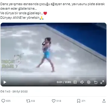 video cocugu aglayan danscinin gosteriyi yarida biraktigi iddia gorsel
