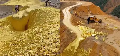 Video Gana’daki bir altın madenini mi gösteriyor?