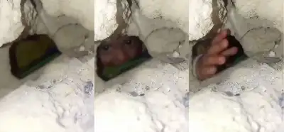 Video Gazze’de enkaz altında kalmış bir çocuğu mu gösteriyor?