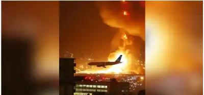 Foto İsrailin Beyrut Hava Limanı yaxınlığına hücumu zamanı çəkilib?