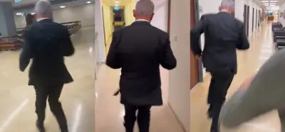 Video Binyamin Netanyahu'nun sığınağa koştuğu anları mı gösteriyor?