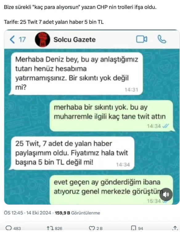 solcu gazete whatsapp