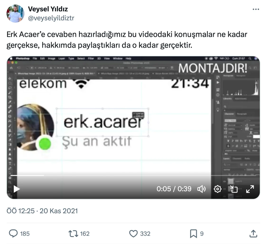v yildiz montaj