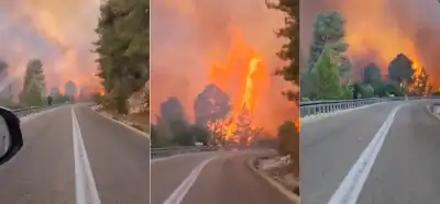 Video Hizbullah’ın hava saldırısı sonucu İsrail’de çıkan yangını mı gösteriyor?