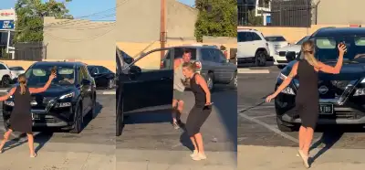 Yaya ve sürücünün birbirine kahve fırlattığı video gerçek mi?