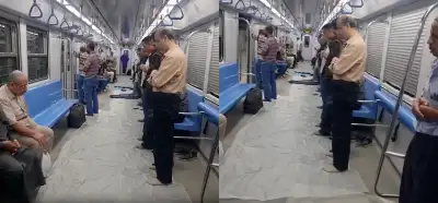 Toplu taşımada namaz kılan kişileri gösteren video Türkiye’den mi?