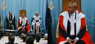 Video Donald Trump'ın mason kulübünde rütbe aldığını mı gösteriyor?