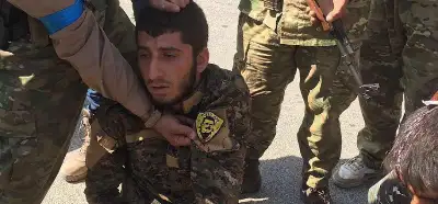 Fotoğraf güncel Halep saldırısında yakalanan birini mi gösteriyor?
