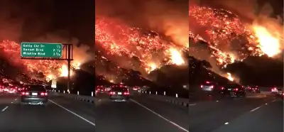 Los Angeles'taki yangını gösteren video güncel mi?