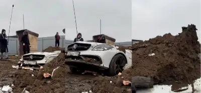 Video Rusya’da bir adamın çaldıktan sonra toprağa gömdüğü arabayı mı gösteriyor?