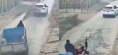 Traktörün kaza yaptığı anları gösteren video Yozgat’tan mı?