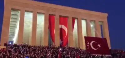 Anıtkabir'de öğrenci andı okunduğu anları gösteren video güncel mi?