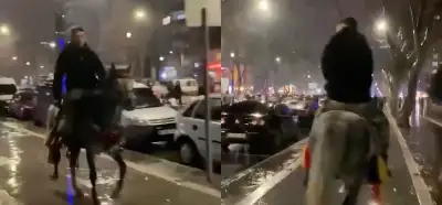 Video Saraçhane’deki eylemlere atla gelen kişiyi mi gösteriyor?
