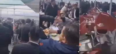 Video Emevi Cami’ndeki iftarda çıkan kavgayı mı gösteriyor?