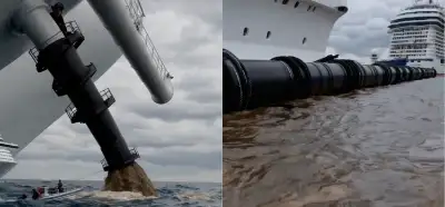 Yolcu gemisinin okyanusa atık döktüğünü gösteren video gerçek mi?