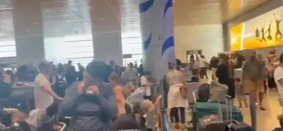 Ben Gurion Havaalanı'ndaki yoğunluğu gösteren video güncel mi?