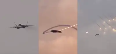 Görüntüler İran'ın İsrail'e ait F-35 uçağını vurduğu anlara mı ait?