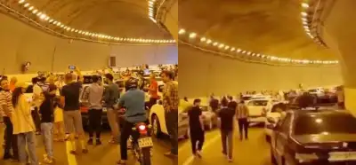 Görüntüler İsrail'in saldırılarını kutlayan İranlıları mı gösteriyor?