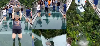 Cam köprünün parçalandığını gösteren video gerçek mi?