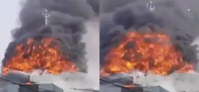 Video İspanya'da çıkan cami yangınında mı çekilmiş?
