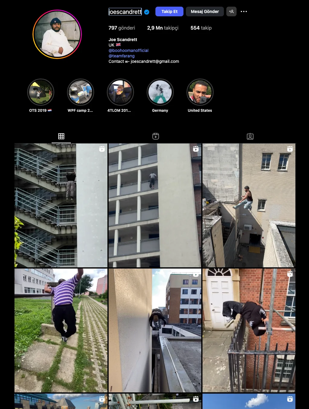 joe scandrett profil