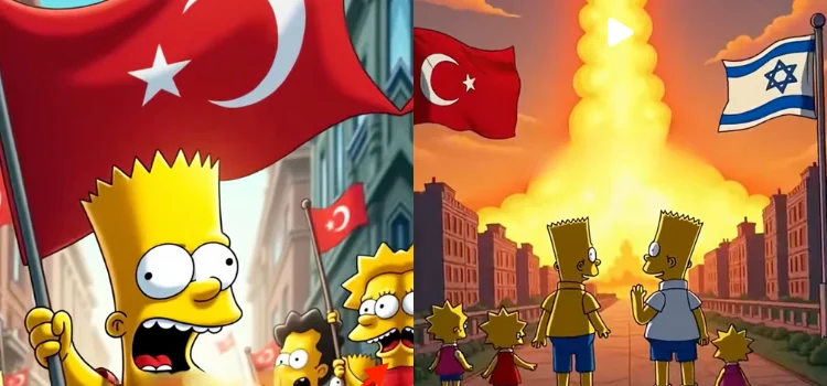 The Simpsons dizisinin bir bölümünde Türkiye-İsrail savaşı mı işleniyor?