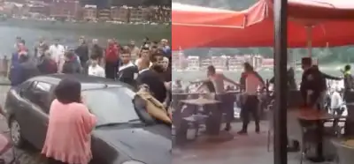 Görüntüler Trabzon Uzungöl'de Arap turistlerle esnafın kavgasını mı gösteriyor?