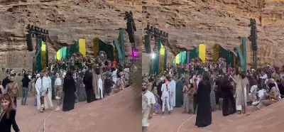 Video Suudi Arabistan'ın El-Ula şehrinde festival düzenlendiğini mi gösteriyor?