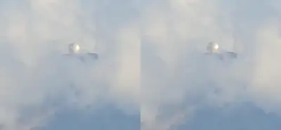 Pico de Orizaba dağının zirvesinde görüntülenen cisim ufo mu?