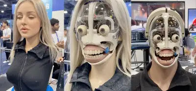 İnsana benzeyen robotun maskesinin çıkarıldığı video gerçek mi?