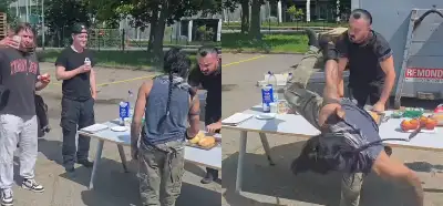 Görüntüler ABD'de bir aktivist ve sağcının kavgasını mı gösteriyor?