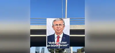 Ankara'da Mansur Yavaş'ı gösteren pankart gerçek mi?