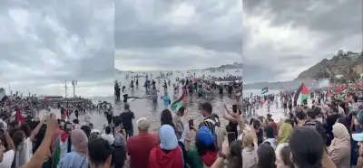 Video Sumud filosunu bekleyen Gazzelileri mi gösteriyor?