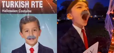 Video Cadılar Bayramı için satılan Erdoğan kostümünü mü gösteriyor?