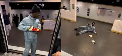 ABD'de metroya çöp attığı için dışarı atılan yolcu videosu gerçeği yansıtıyor mu?