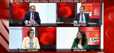 CHP'lilerin heykel kavgasını gösteren video gerçek mi?