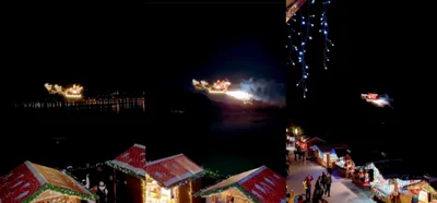 Gölbaşı’ndaki uçan Noel Baba kızağı gerçek mi?