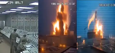 Görüntüler Çernobil patlamasını mı gösteriyor?