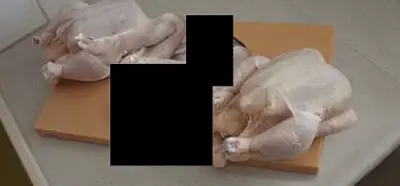 Epstein dosyalarından çıkan tavuk fotoğraflarının sansürlü kısmında bir bebek bacağı mı var?