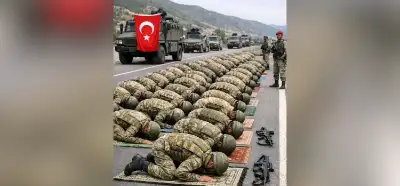 Türk askerlerini secde ederken gösteren fotoğraf gerçek mi?